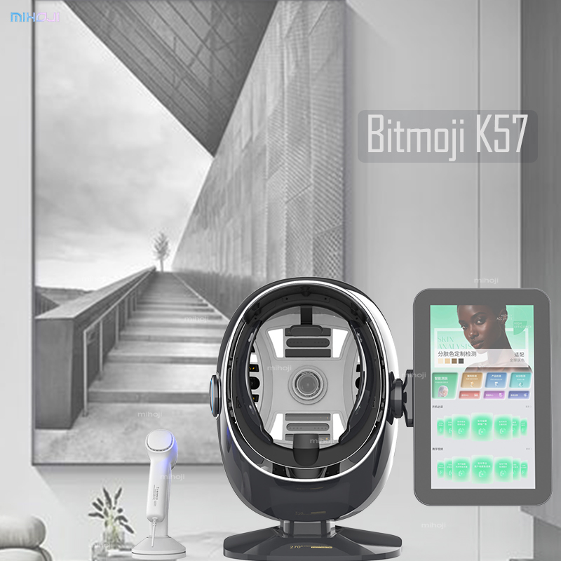 Portable Black Skin Analyzer Machine Suppliers K57 Bitmoji Black Skin Analysis 3D Machine Home Use Skin Analyzer
