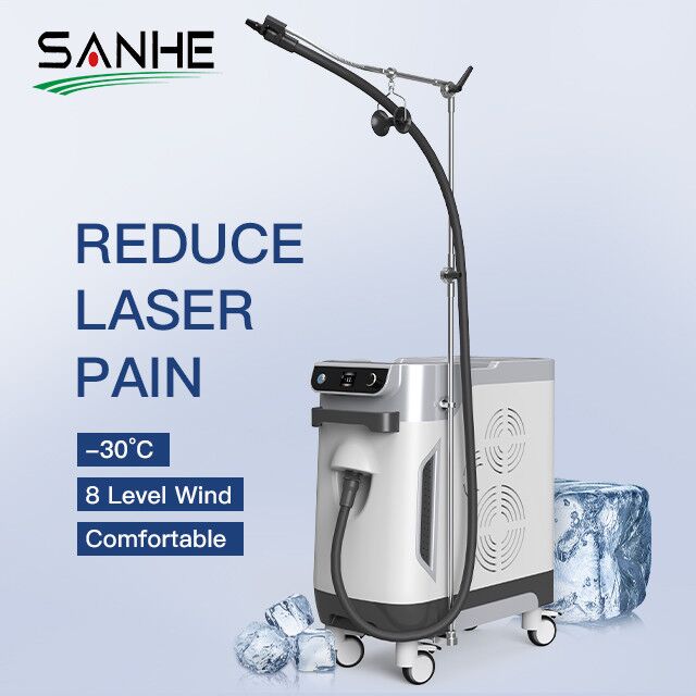 Zimmer Cryo Cold air Skin Cooling Laser Cryo Cooler Skin Cooling System With Laser Beauty Machine Use