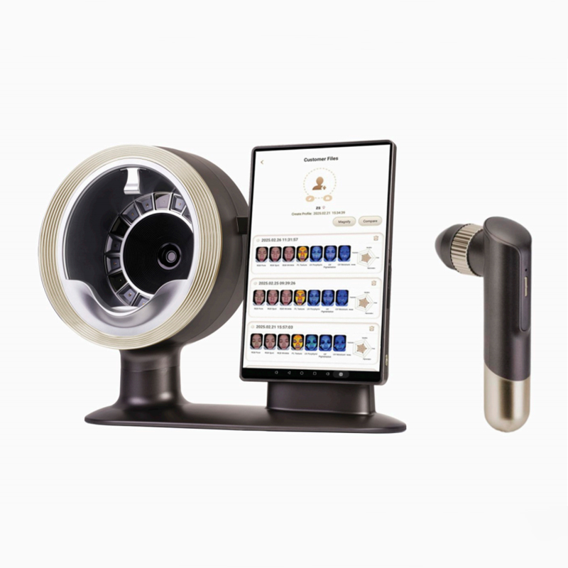 4D Skin Analyzer Fcial Scanner Digital Skin Tester UV Spectrum Detection AI Intelligent Skin Diagnosis Machine Dermatology