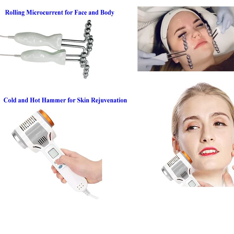 Au-8402 Blackhead Skin Tightening BIO Face Machine Microcurrent Anti Aging Skin Massager Body Facial Lifting Device