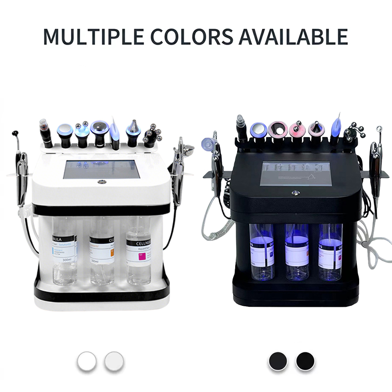 Professional Hydro Aqua Peeling Beauty Facial Equipment 10 Handles Facial Skin Deep Cleaning Machine for Salon Use