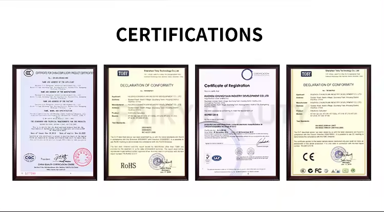 Product Quality Certifications