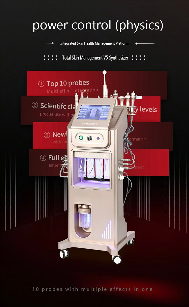 2026 Hot Selling 10 in 1 Crystal Dermabrasion Machine Hydro Dermabrasion Hydra Dermabrasion Machine Bubble Facial Machine