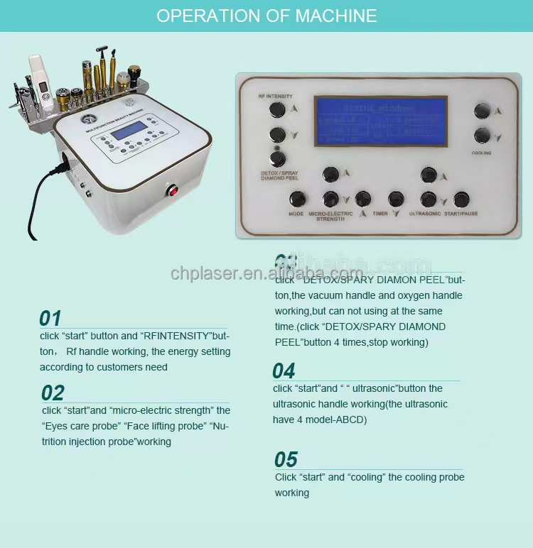 Hydro Facial Device Packaging and Kit Details
