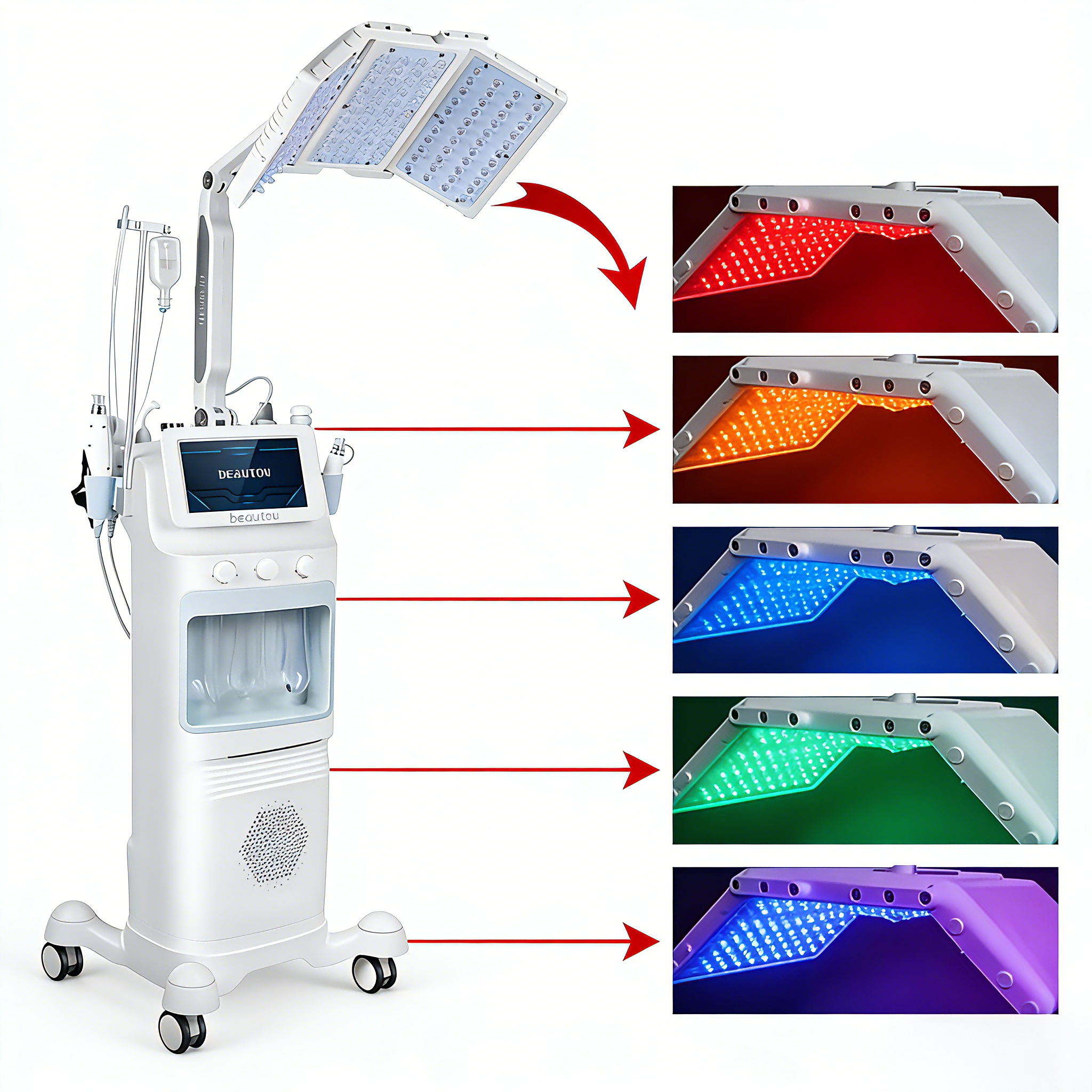 2026 14 in 1 Professional Facial Machines Manufacturer Hydra Dermabrasion Oxygen Jet Skin Care Aqua Peel Hydra Machine