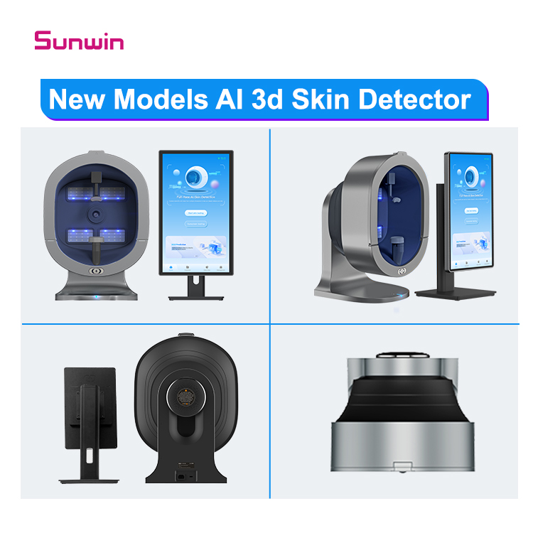 2025 Upgraded Korea Smart 3d Skin Analyzer Machine Facial Type Ai Skin Analyzer Skin Type Testing Detector Face Analysis