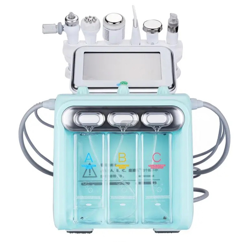 Professional 7 In 1 Water Oxygen Jet H2O2 Aqua Peel Facial Microdermabrasion Hydra Dermabrasion Skin Care Machine
