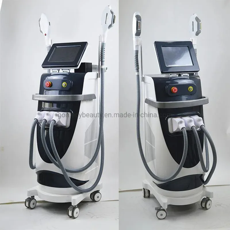 Opt IPL + Elight + RF + ND YAG Laser 4 in 1 Multifunction Facial Treatment