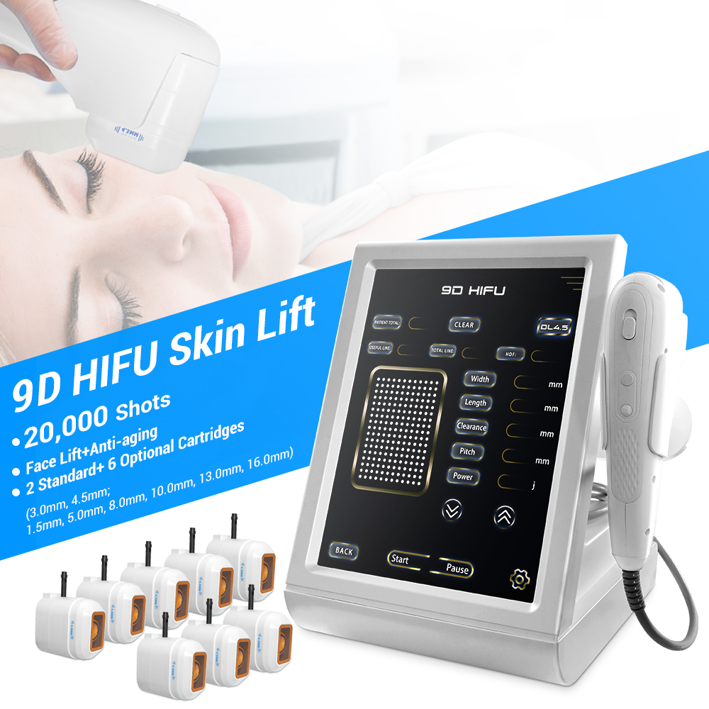 Portable 12 Lines 9d Hifu Focused Ultrasonic 20,000 Shots Hifu 9d Facial Y Corporal Machine