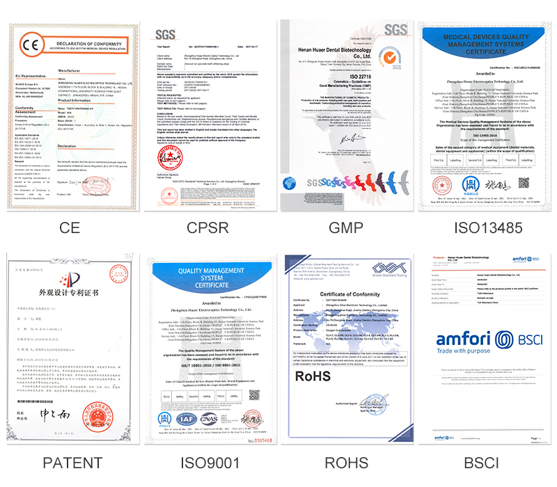 Product Qualifications and Certificates