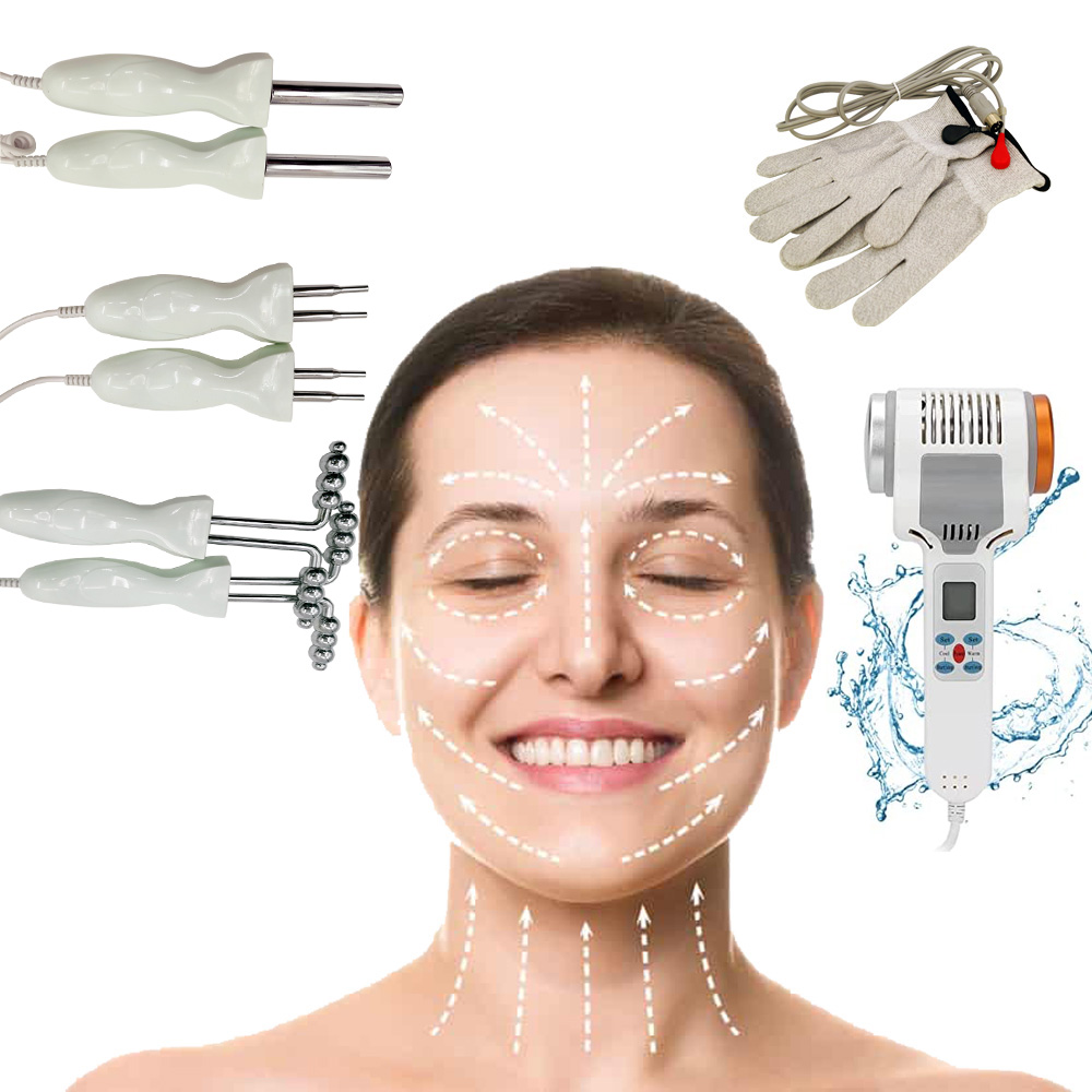 Au-8402 Blackhead Skin Tightening BIO Face Machine Microcurrent Anti Aging Skin Massager Body Facial Lifting Device