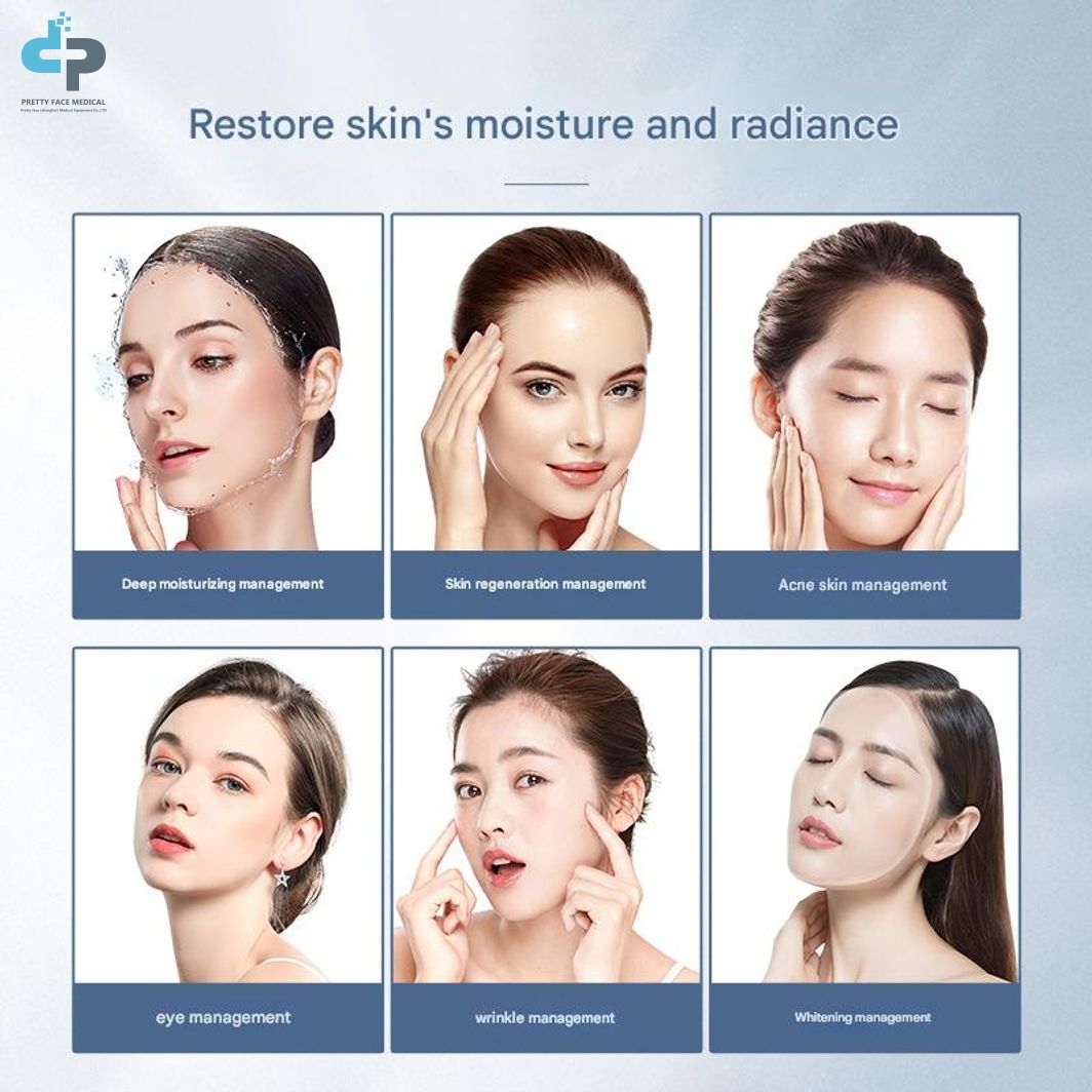 S Salon 6-in-1 Microcrystal Dermabrasion Machine Hydro-Dermabrasion Oxygen Therapy Cleanser Touchscreen Display UK