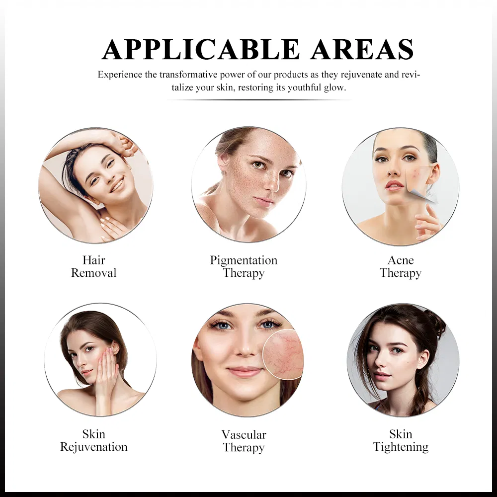 Opt E Light IPL Laser Hair Removal Beauty Equipment Dpl Acne Therapy Body Women Man Skin Facial Hair Removal Device