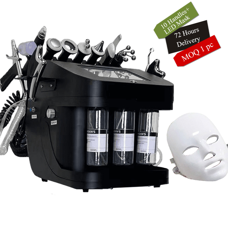 Portable 11 in 1 Small Bubble Hydro Aqua Peel Hydra Beauty Facial Machine Microdermabrasion Machine