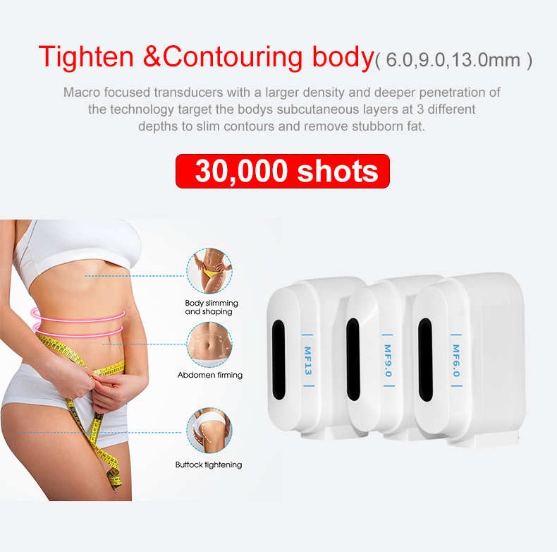 2026 Trend 7D Hifu Machine No Down Time Facial Body Ultrasound Face Lift Anti-wrinkle Skin Tightening Body Slim Face Clean Brush