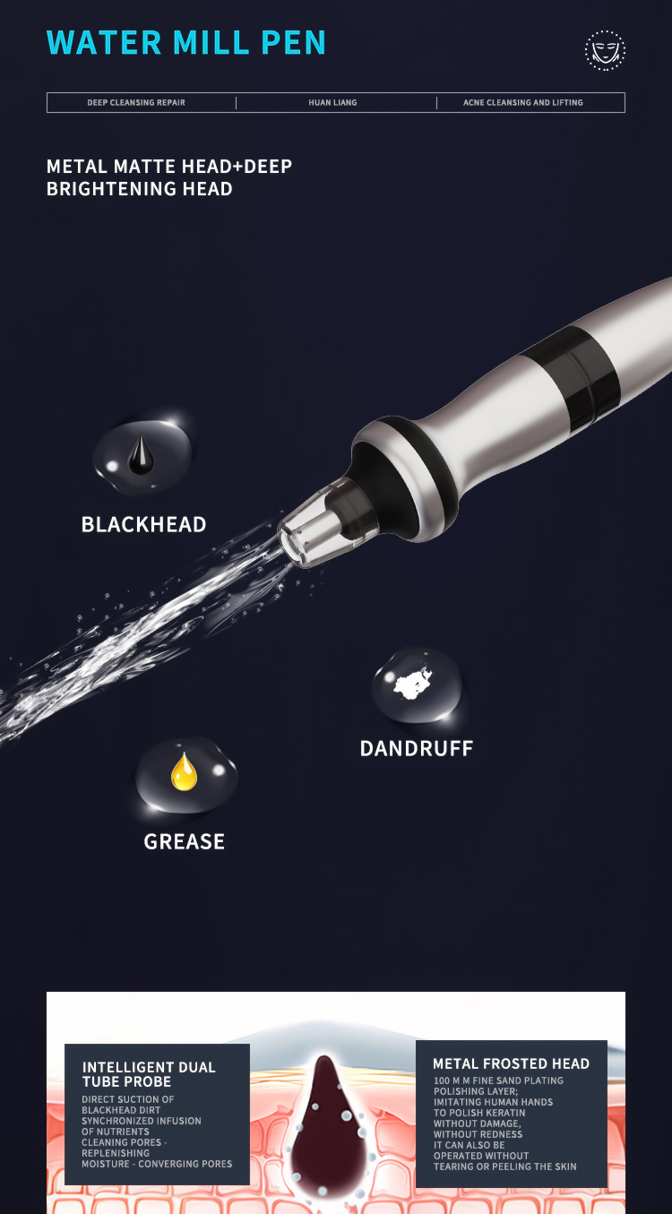 6IN1 Multi-Functional H2O2 Aqua Peel Facial Pore Cleaning Machine Skin Rejuvenation Oxygen Jet Dermabrasion Targeted Eye Area