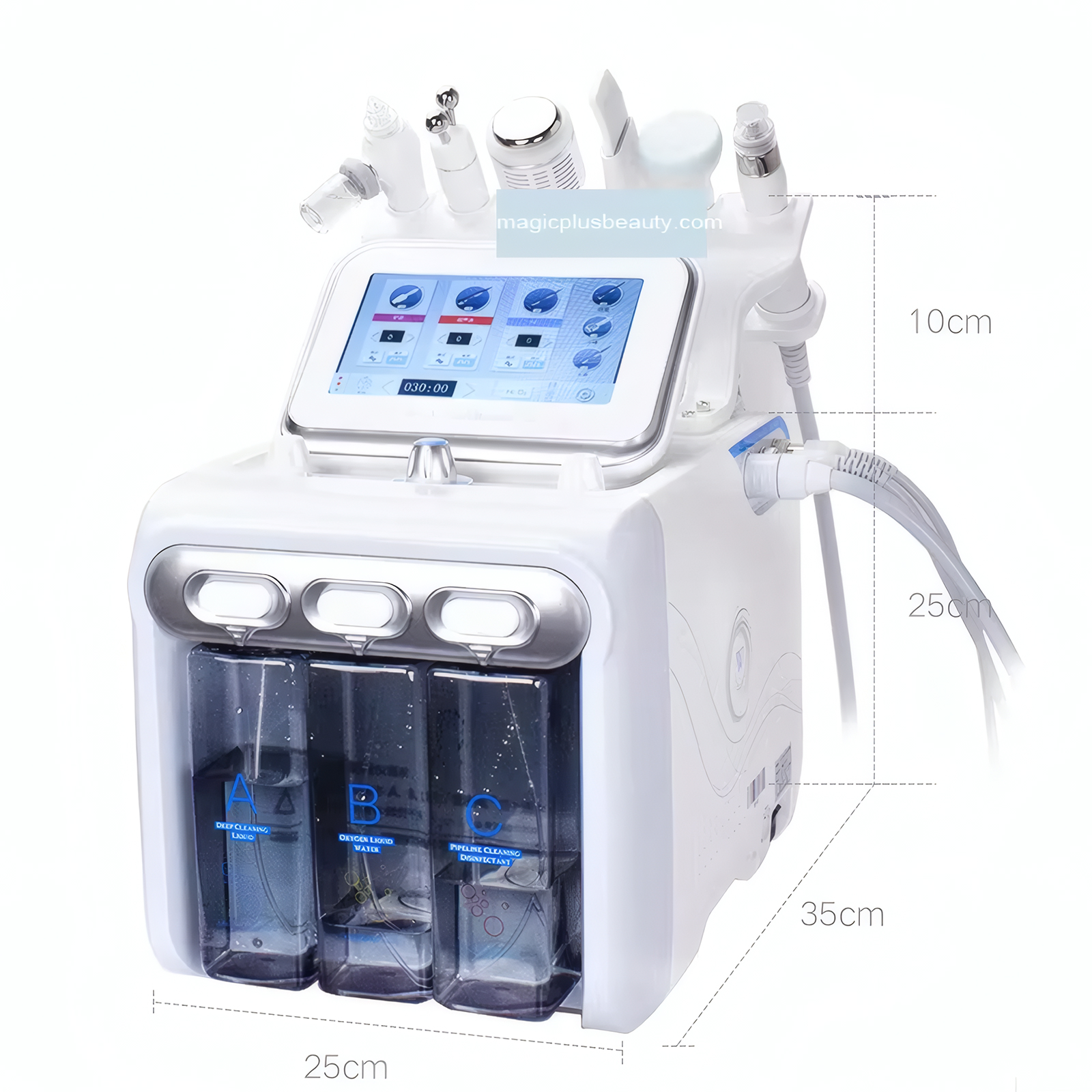Factory price 6-in-1 Hydra Dermabrasion and Oxygen Jet Peel Machine H2O2 Oxigen Facial Care Skin Tghtening Beauty Equipment