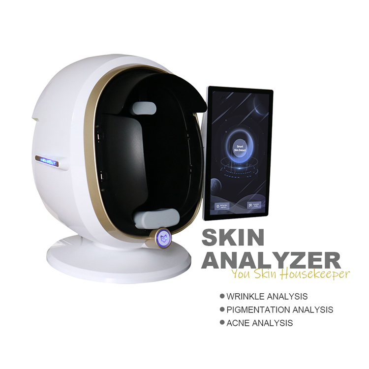 Professional Facial Ai Analyzer 3D Facial Skin Analyzer Mirror Analyzer Machine Skin Color for Beauty Salon