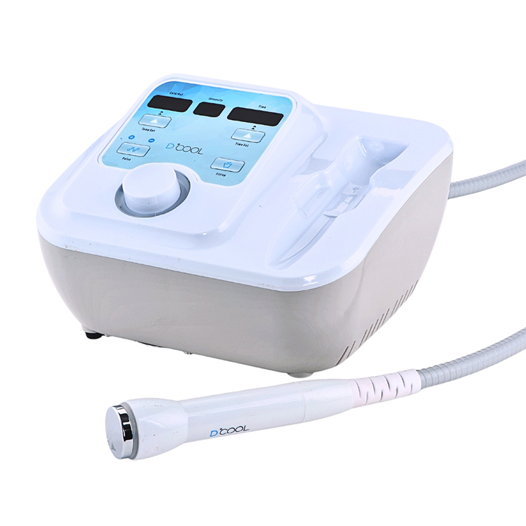 Factory Direct Sell Hot and Cold Hammer Facial Machine Cool Cryo Skin Tightening Electroporation Stainless Steel Skin Device