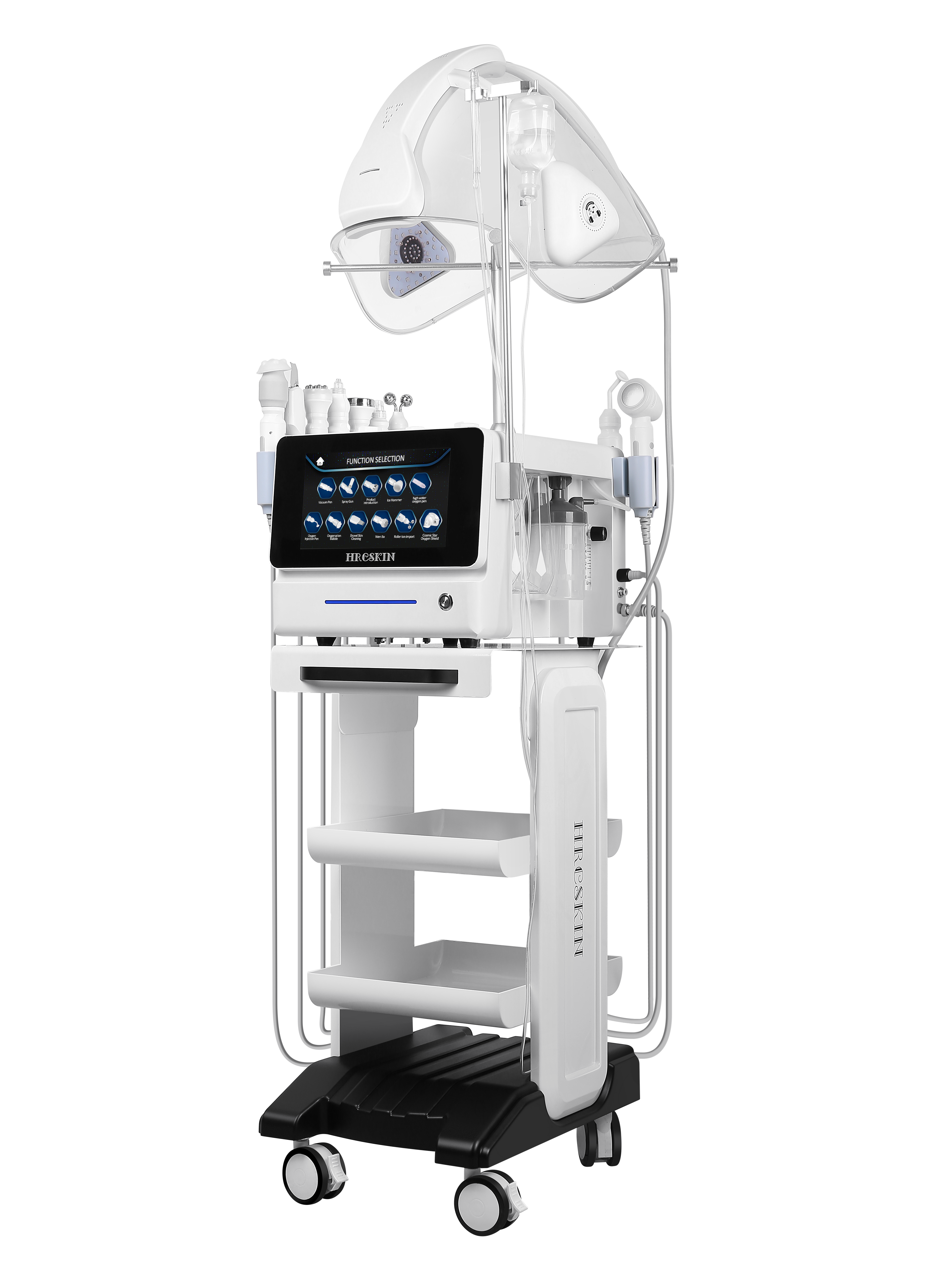 Portable 11in1 Oxygenation O2 Therapy Oxygen Facial Skin Jet Peeling Beauty Facial Machine