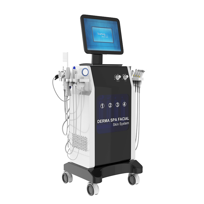 Beir Hydrodermabrasion Oxygen Diamond Facial Machine with Custom Logo Design US Plug Multifunction Hydrating Spa Treatment