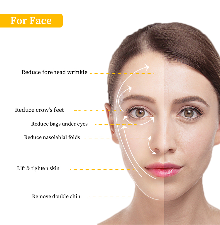 7D HIFU Machine ABS Face Lifting High Intensity Brush Skin Firming Anti-aging 7-Piece Cartridge