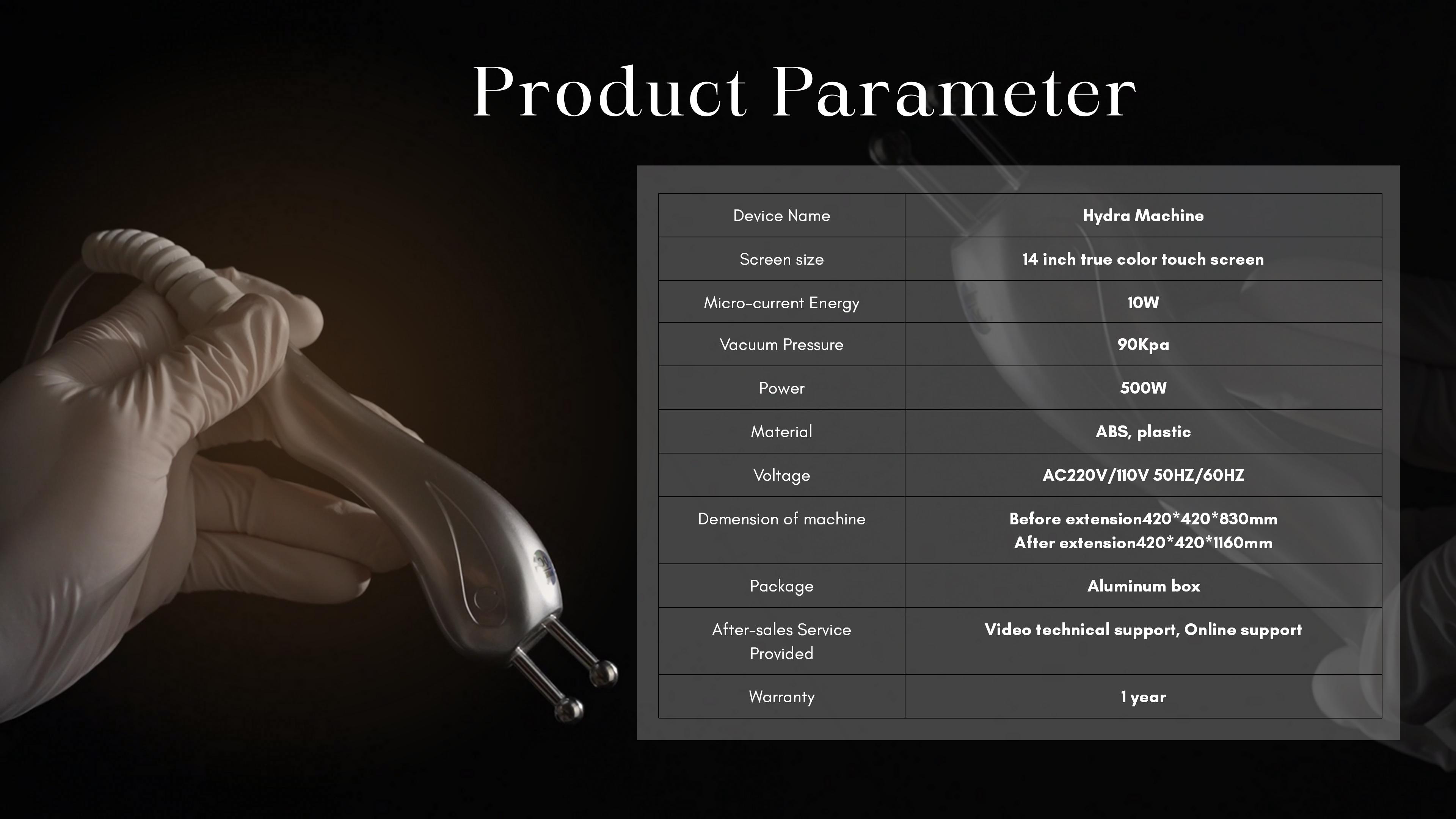 Specification Details