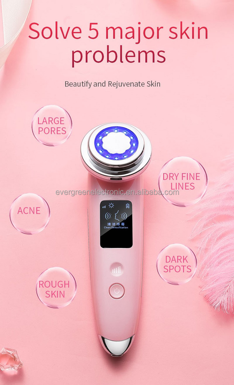 Microcurrent Machine Face Lift High Frequency Facial Machine Skin Tightening Skin Rejuvenation Beauty Device for Face and Neck