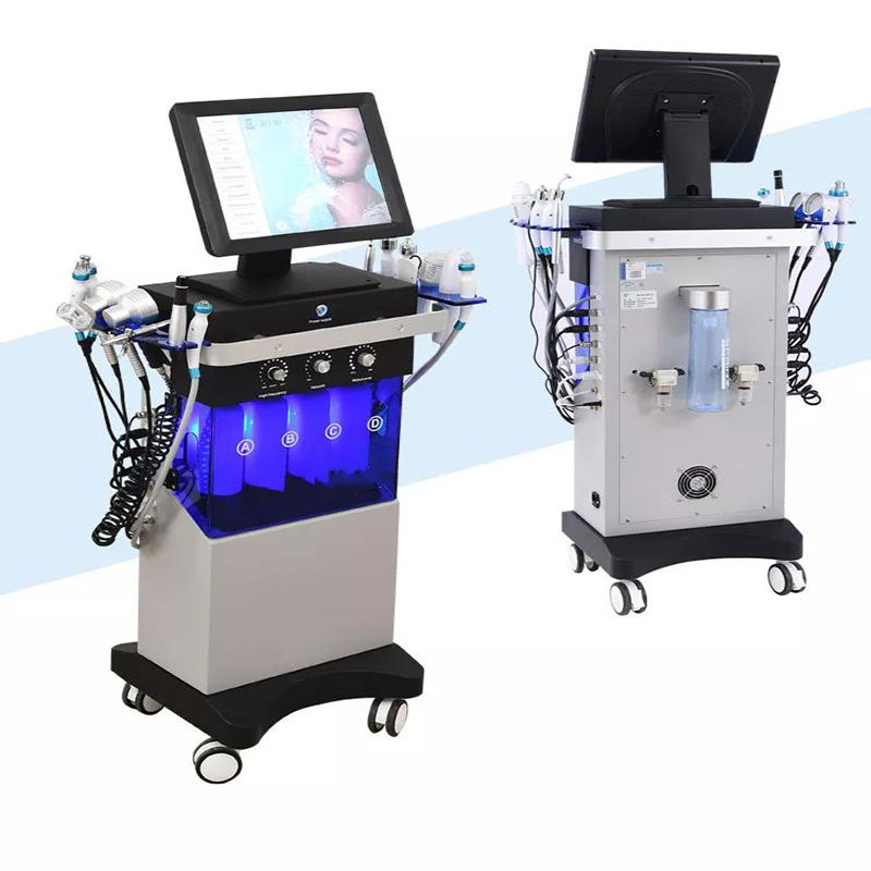 Beauty Facial Machine Aqua Peeling Hydro Microdermabrasion Oxygen Jet Technology Stainless Steel CN Origin Commercial Eyes