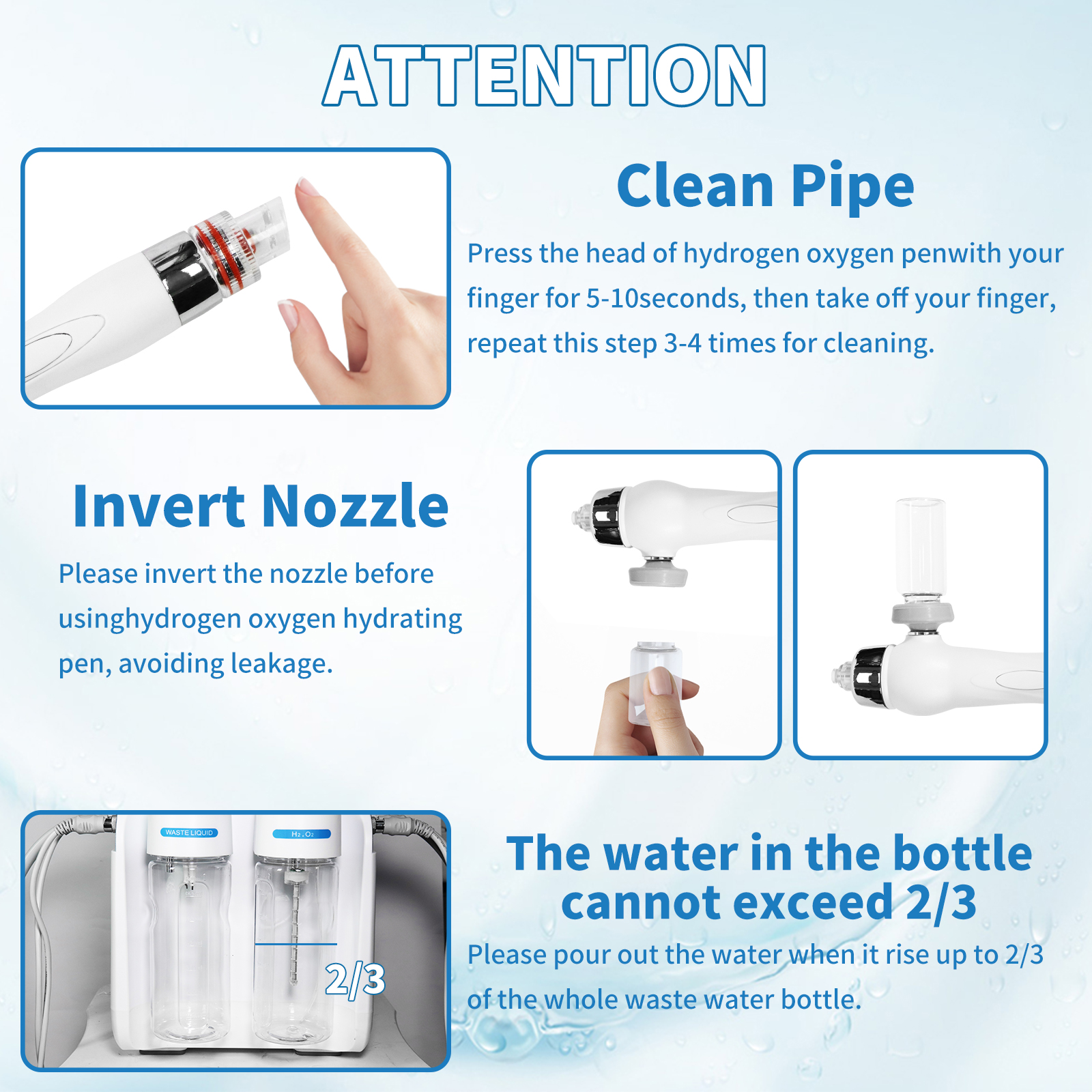 6 in 1 Multifunctional Exfoliator Aqua Peel Hydra Beauty Equipment Oxygen Portable Microdermabrasion Facial Machine