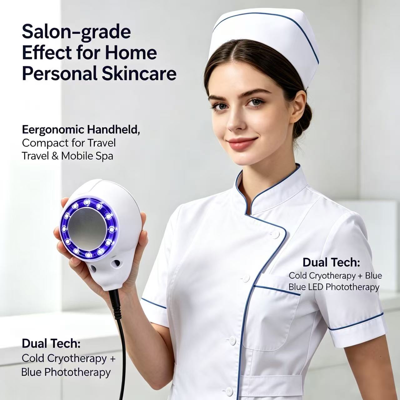 Portable Cryotherapy Machine Cooling Face Massager Facial Beauty Device Care Appliances Home Use Beauty Equipment
