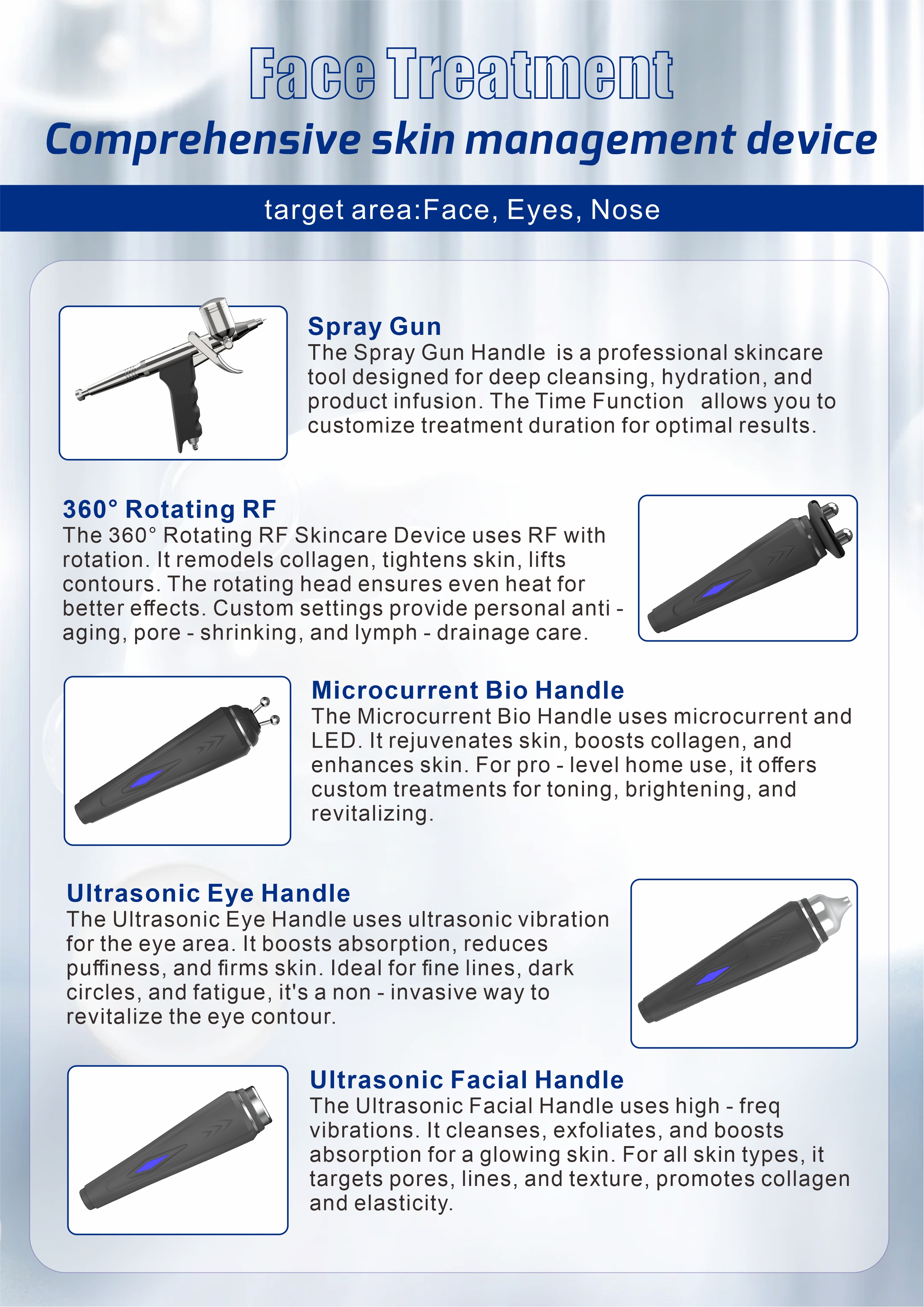 Hydra Dermabrasion Machine Screen Interface