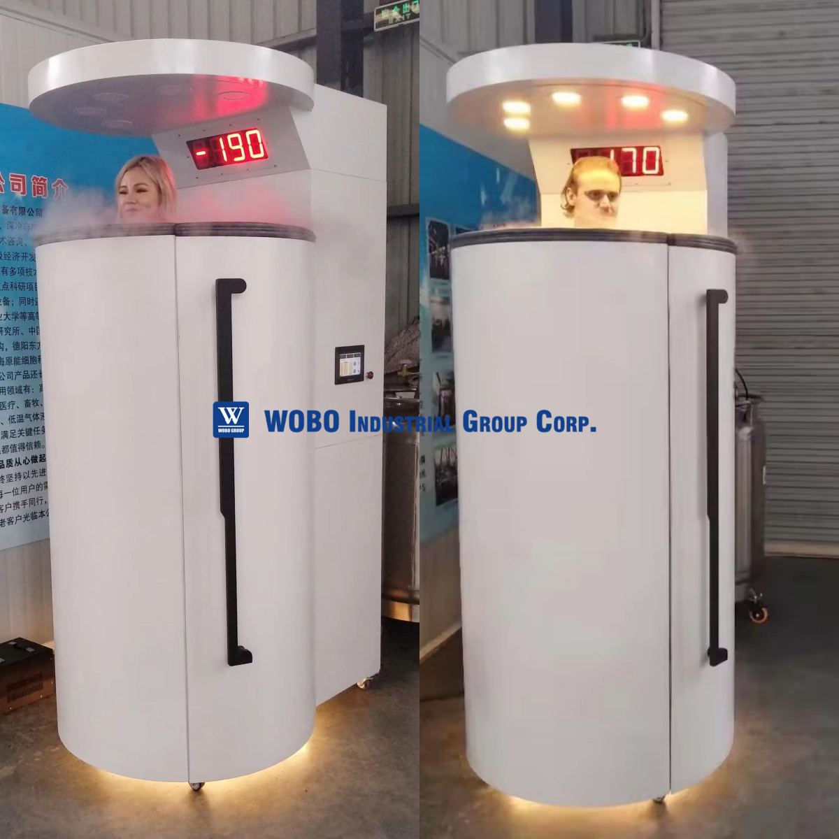 3D Surround Cryotherapy Recovery IP54 LN2 Cryogenic Electrical Cryosauna Full for Face and Body
