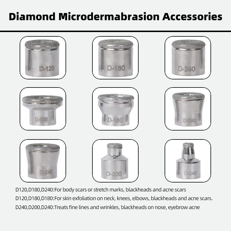 Diamond Dermabrasion Acne Treatment Men Wrinkle Removal Strong Suction Diamond Big Tip Filter Diamond Microdermabrasion Machine