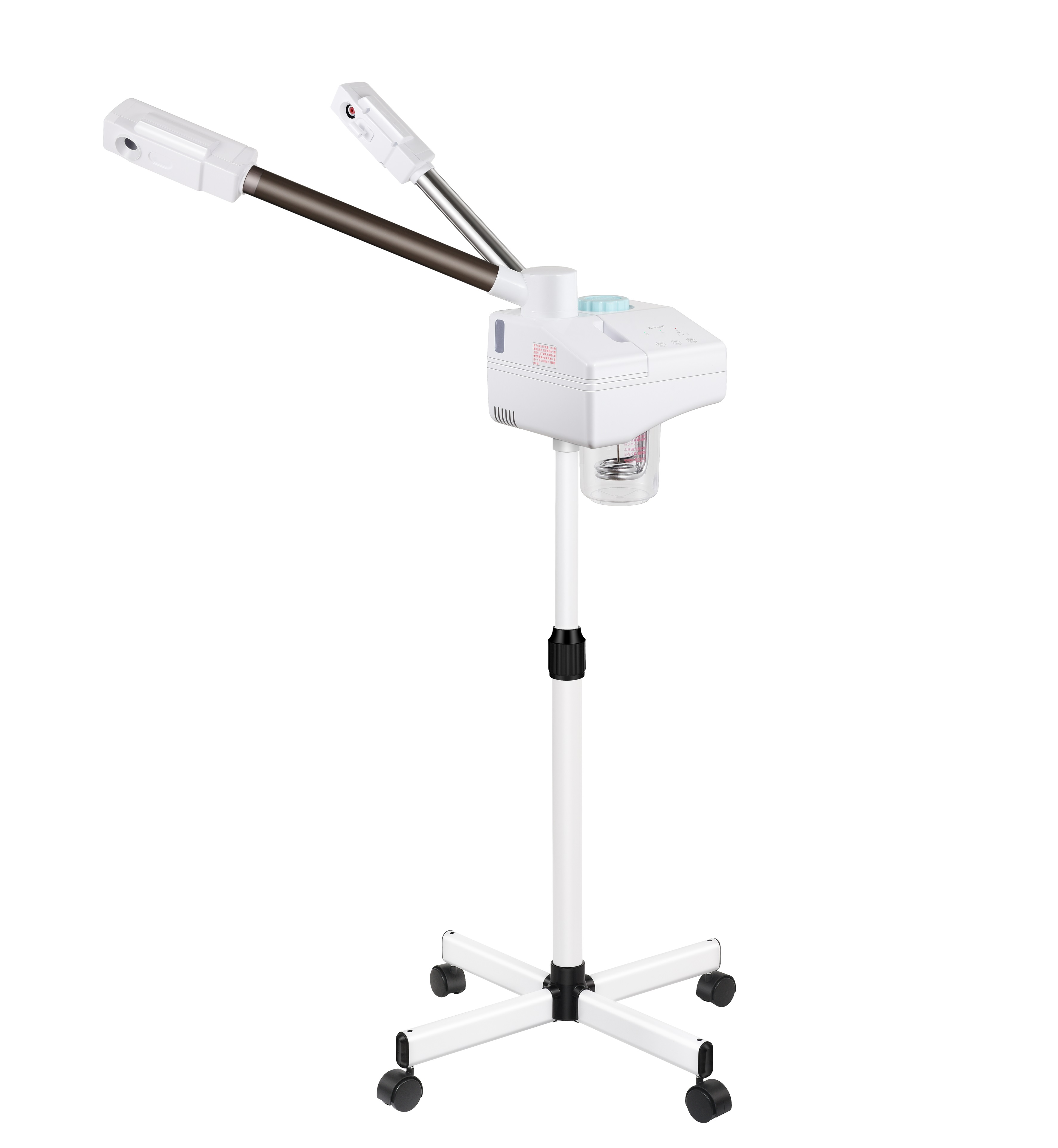Professional Facial Steamer 2 in 1 Nano Ion Hot and Cold Spray Spa Ozone Manual Vaporizer Facial Machine Steamer