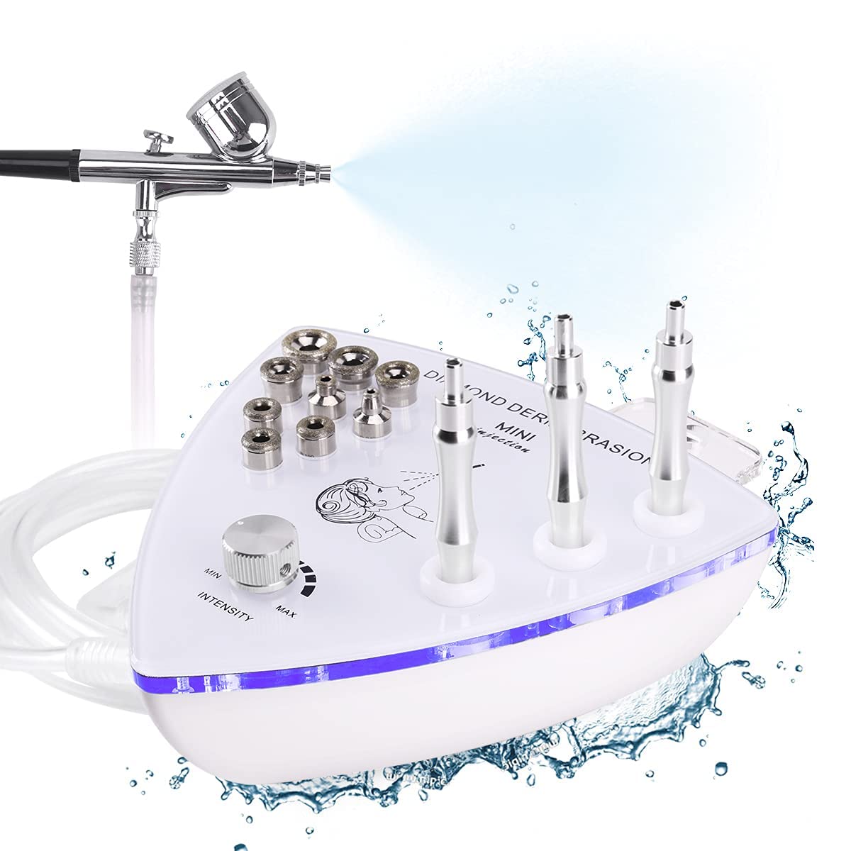 Desktop 2-in-1 Vacuum Diamond Microdermabrasion Pore Cleansing Machine Skin Rejuvenation Eye Care All Skin IT/AU Compatible