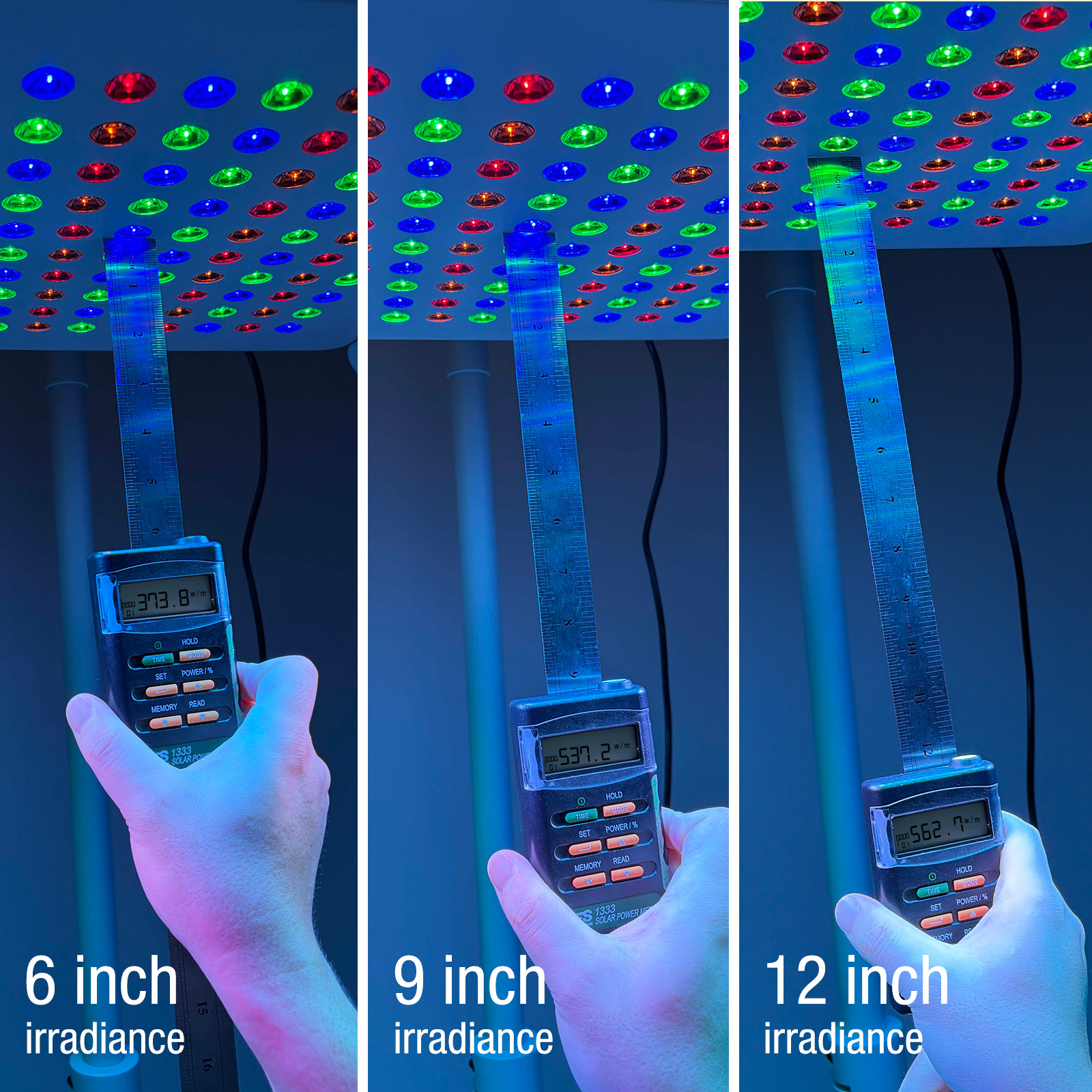 Professional Tri-Fold 1000W Dual Wavelength Red Light Therapy Panel PDT Machine For Home