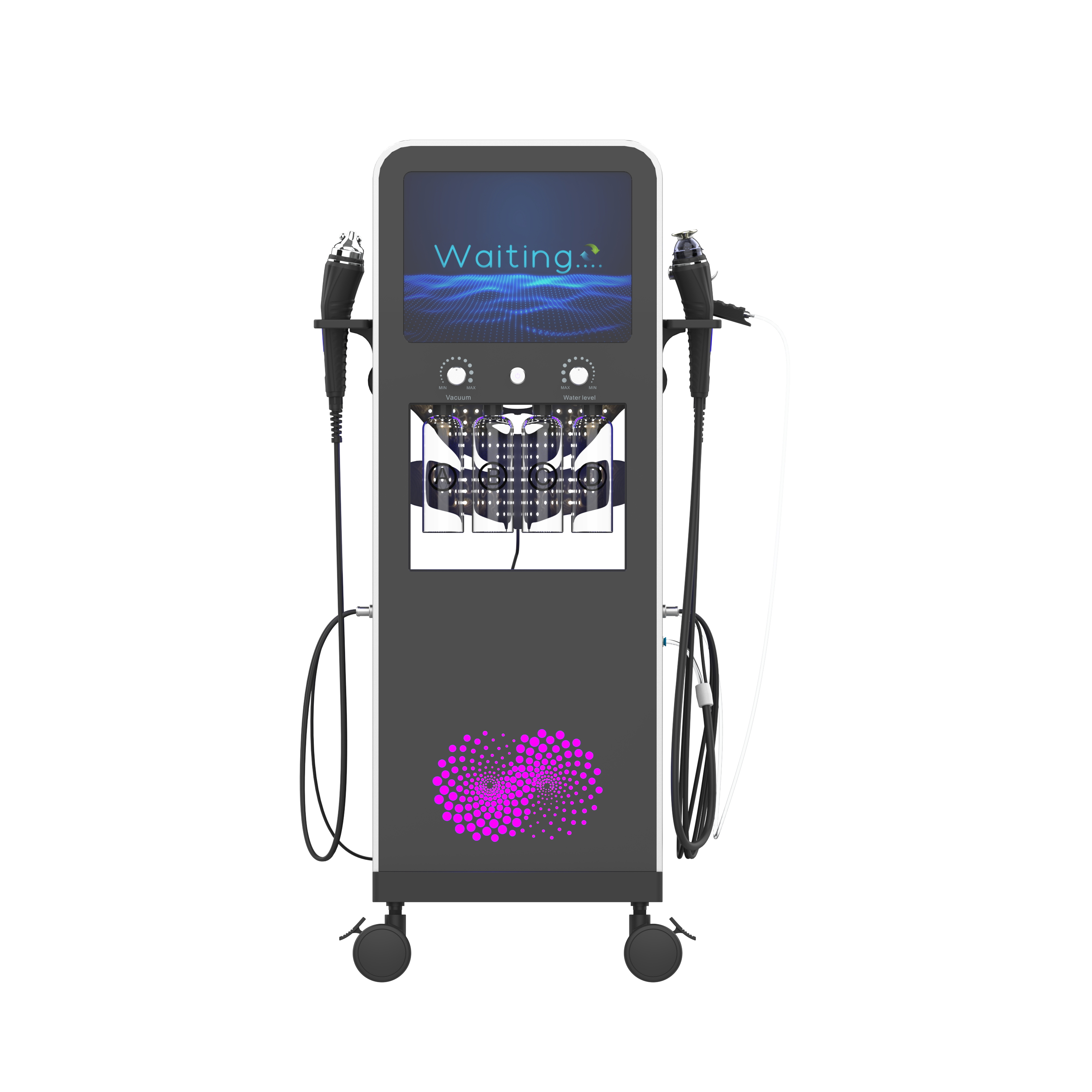 Professional Home Skincare Machine Hydra Dermabrasion Facial Cleanser 360&deg; Vortex Nozzle Deep Pore Skin Tightening Vacuum