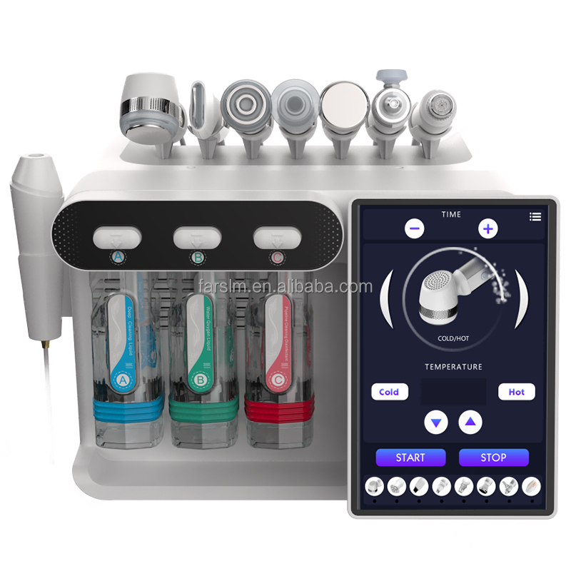 Quality Certificate 8 in 1 Microdermabrasion Device Oxygen Jet Bubble Clean Skin Rejuvenation SkinCare Peel Spray Facial Machine