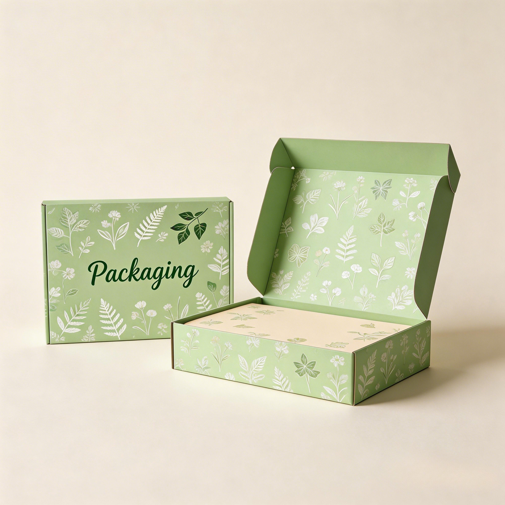 Custom Printed Boxes Corrugated Shipping Cartons Eco Friendly Biodegradable Kraft Paper Holiday Festival Gift Packaging OEM ODM