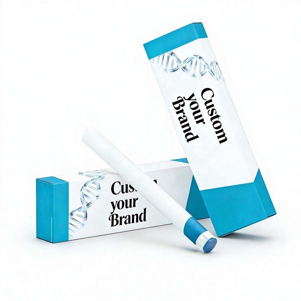 Custom Printing Single 3ml Vial Box With Hologram Labels And Plastic Tray Pept1 Label 3ml Vial Packaging Set With Your Logo