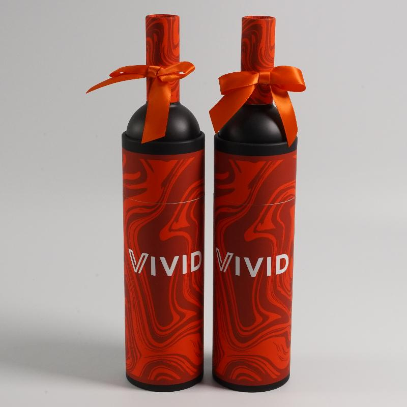 Wholesale Custom Tea Cans Red Wine Paper Tubes Kraft Paper Tubes Insulated Cups Cylindrical Packaging