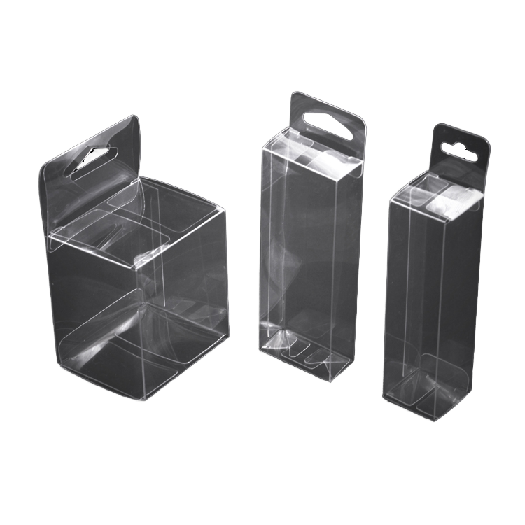 Eco Recycled Plastic Gift Box transparent Sustainable Craft Packaging &le;$0.14 (Low MOQ 500pcs, Custom Logo)"