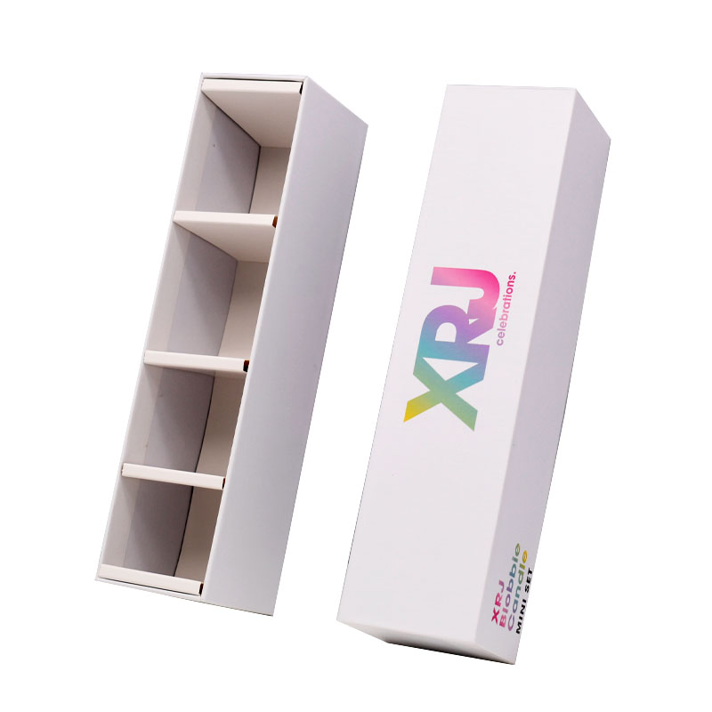 Luxury Gold Stamping Lid and Base Cardboard Candle Packaging with Divider Insert