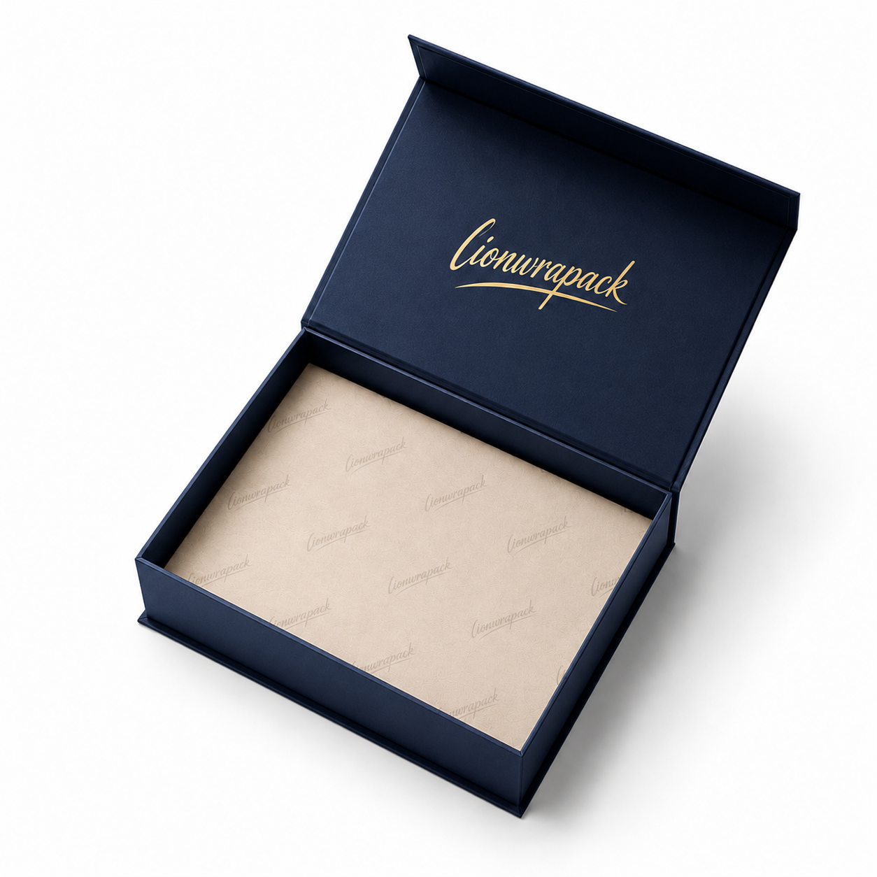 For Lionwrapack Custom Logo Black Flip Top Magnetic Jewelry Boxes Gift Bracelet Necklace Set
