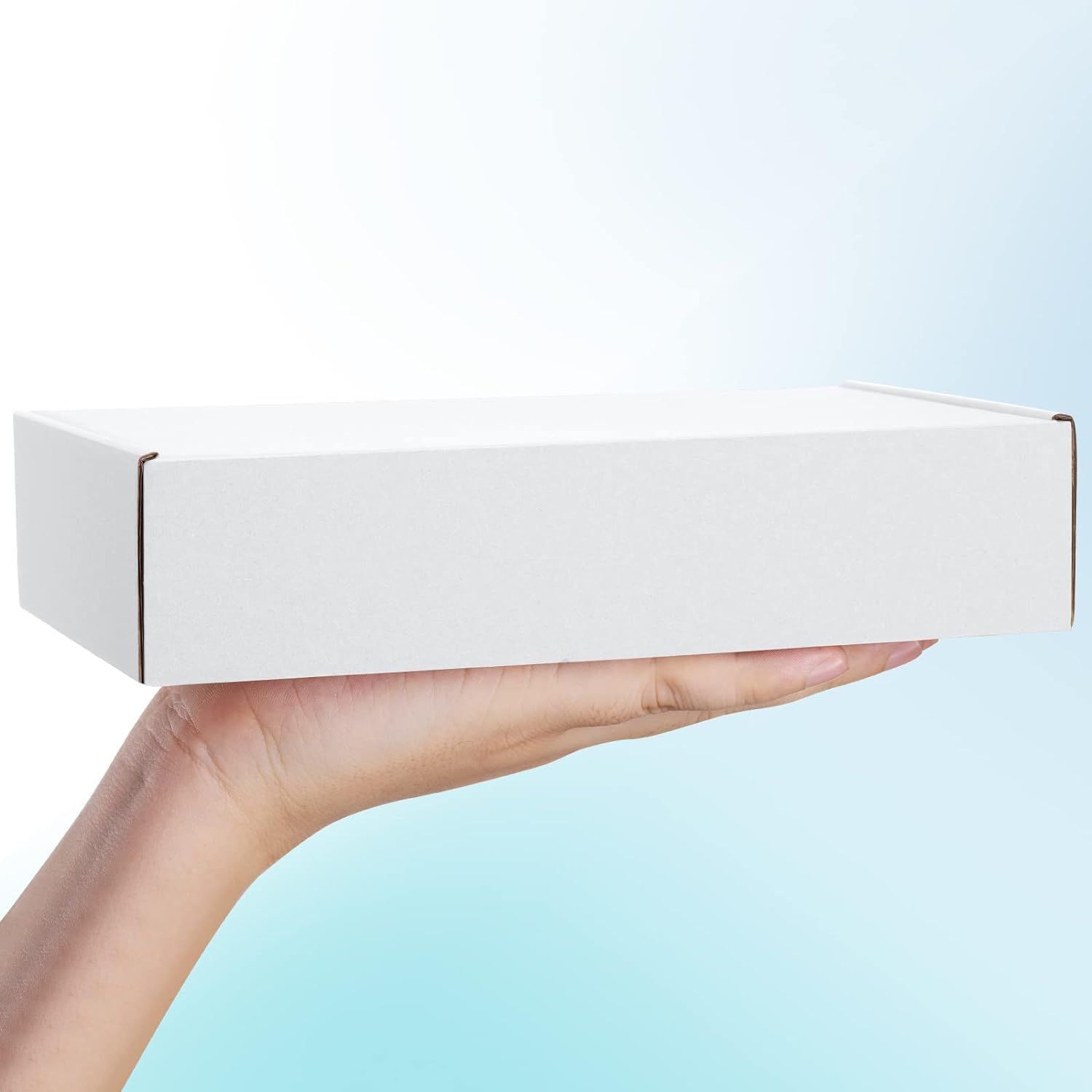 Factory Customized Size Logo Wholesale Printed White Small Mailing Shipping Paper Cardboard Corrugated Packaging Boxes