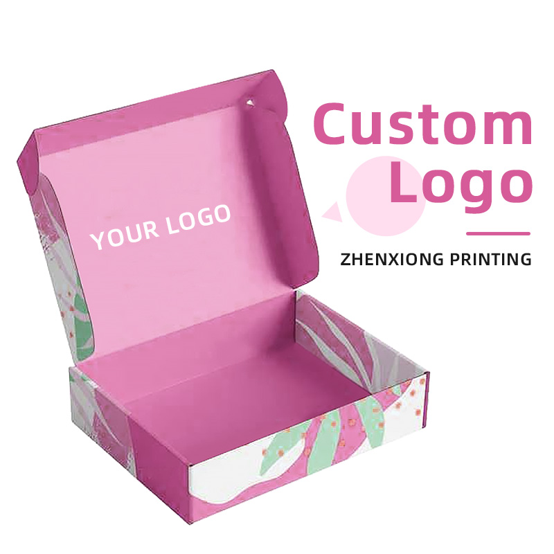 Custom Logo Mailer Shipping Boxes Packaging Colorful Mailer Box Skincare Mailer Cosmetic Packaging Box with Logo