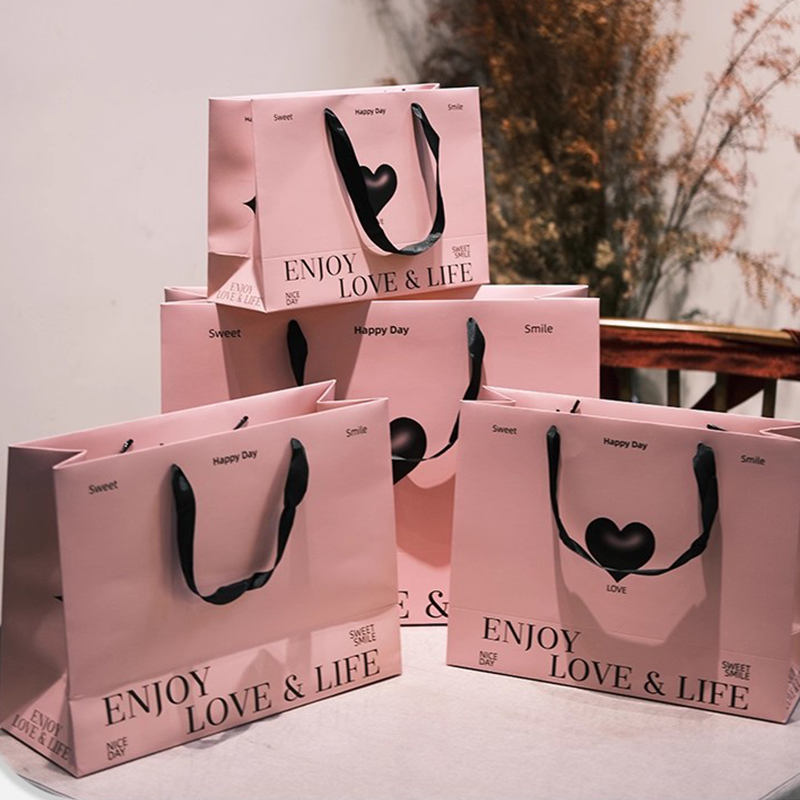 Wholesale Price Custom Printed Paper Bag Environmentally Friendly Shopping High-quality Paper Bags Clothing Packaging Paper Bags