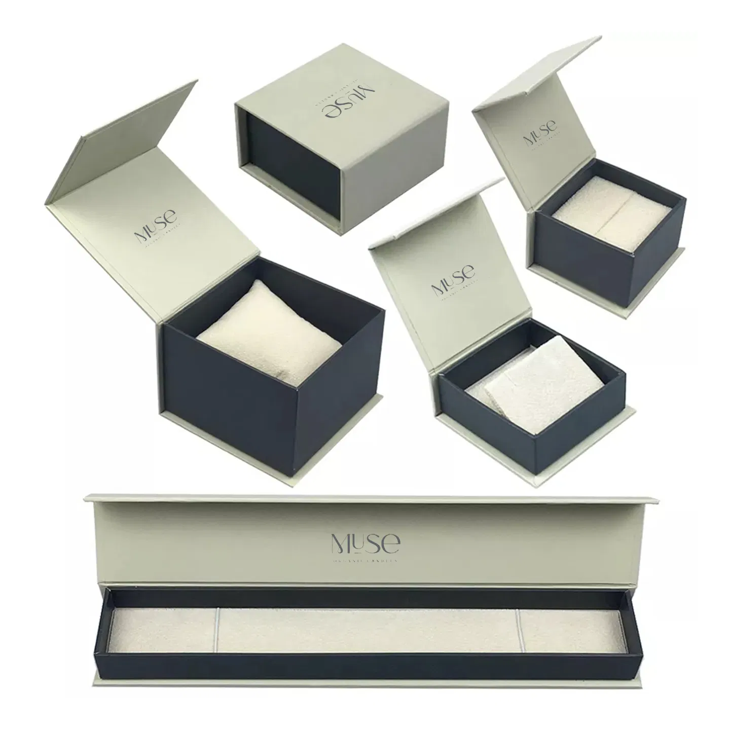 Luxury Branded Jewelry Gift Packaging Sets with Matching Bags