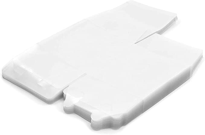 Eco Recycled Plastic Gift Box transparent Sustainable Craft Packaging &le;$0.14 (Low MOQ 500pcs, Custom Logo)"
